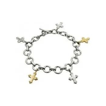 Náramek Náramek z chirurgické oceli Certain Lady- BSLD06-GOLD (Náramek z chirurgické oceli Certain Lady- BSLD06-GOLD)