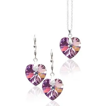 Souprava šperků Souprava Vitrail Light Crystal 26a (Made with Swarovski® Elements)