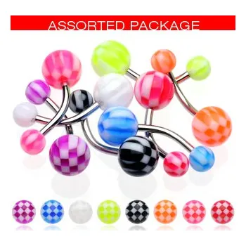 Piercing Piercing do pupíku z chirurgické oceli NQ-X (Piercing do pupíku NQ-X)