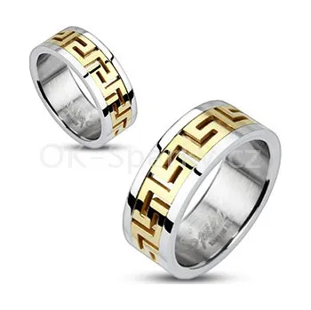 Prsten Snubní prsteny z chirurgické oceli R-M0010