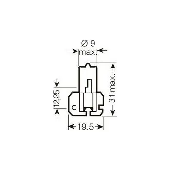 Povinná bezpečnostní výbava OSRAM 12V H2 55W standard (1ks) (OS64173)