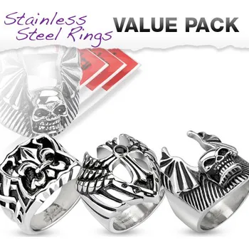 Prsten Prsteny z chirurgické oceli VSR-035