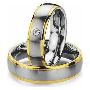 Prsten Snubní prsteny z chirurgické oceli RC2044 (Cena je za pár prstenů)