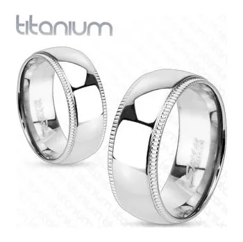 Prsten Snubní Titanové prsteny R-TM-3638 (Dárkové balení zdarma)