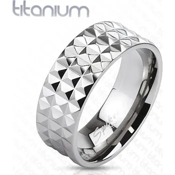 Prsten Titanový prsten R-TM-3692 (Dárkové balení zdarma)