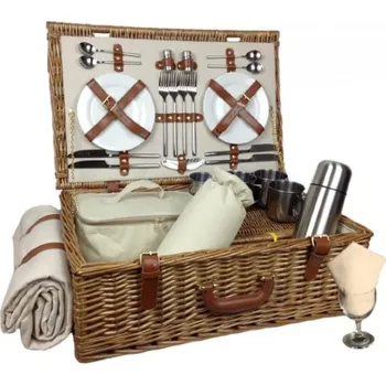 Piknikový koš British Piknikový koš proutěný 4 osoby