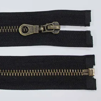 Zip Zip kovový 5mm staromosaz délka 85cm, barva 332 (dělitelný)