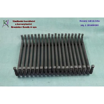 Krbové nářadí Kovaný rošt do krbu - 2014091001