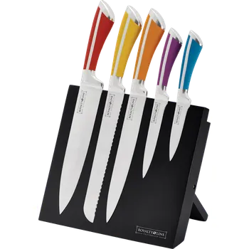 Kuchyňský nůž Royalty Line MG6C 5 ks s magnetickým stojanem