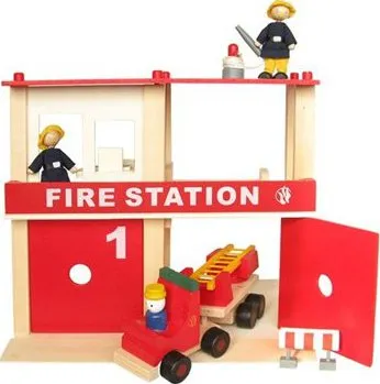 Marionette Požární stanice, dřevěná