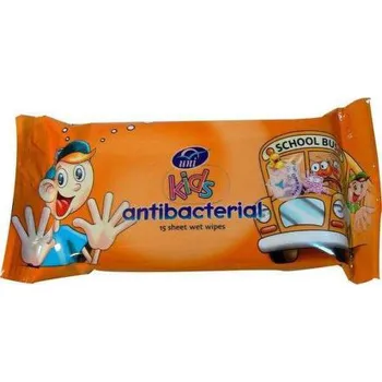 Hygienický ubrousek UNI Kids ubrousky antibakteriální vlhčené 15ks