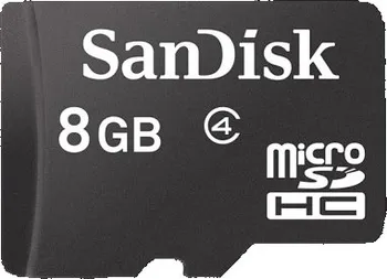 Paměťová karta Sandisk microSDHC 8GB Class2