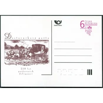 Poštovní známka Česká pošta (1998) CDV 37 ** - Dostavníková pošta - 250 let poštovních diligencí