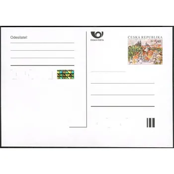 Poštovní známka Česká pošta (2001) CDV 60A ** - Praha - 5,40 - 2001