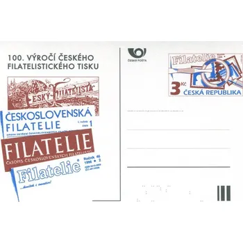 Poštovní známka Česká pošta (1996) CDV 15 ** - 100. výročí českého filatelistického tisku