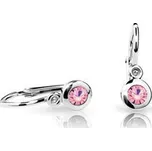 Dětské naušnice Cutie C1537-B Pink