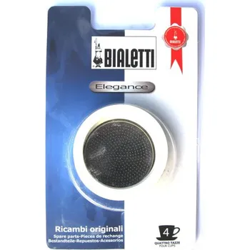 Moka konvice Bialetti těsnění a filtr na 4 porce venus