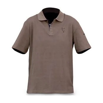 Rybářské oblečení Fox International Fox polokošile Polo Shirt Brown vel. S Velikost: S