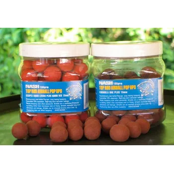 Boilies Nash výprodej - plovoucí boilies Top Rod Plus Airball Pop Ups Velikost: 20 mm, Příchuť: Amber Strawberry