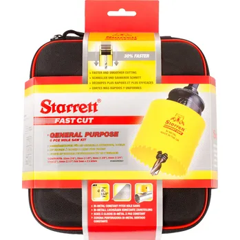 Pilová děrovka STARRETT sada vykružovacích korunek FAST CUT, značková, made in UK - všeobecné použití