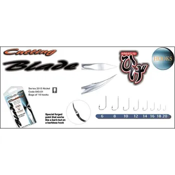 Rybářský háček AWA SHIMA AWA-SHIMA rybářské háčky Cutting Blade 2015 Velikost: 20