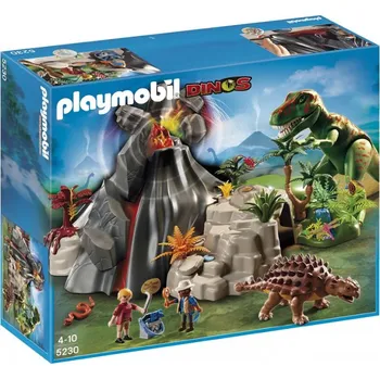 Stavebnice Playmobil Playmobil 5230 Sopka s Tyranosaurem