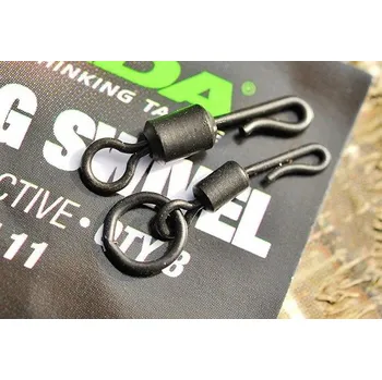 Korda rychlovýměnné obratlíky QC Swivels Velikost: 8, Balení: 8 ks, popis zboží: QC Ring Swivels