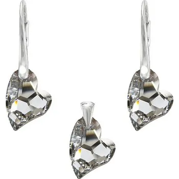 Souprava šperků Stříbrná souprava srdce Devoted2You CAL (Dámská stříbrná souprava šperků)