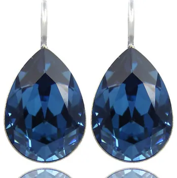 Náušnice Náušnice Pear Montana (MADE WITH SWAROVSKI® ELEMENTS - náušnice)