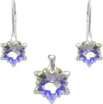 Souprava šperků Stříbrná souprava Edelweiss AB (Dámská stříbrná souprava šperků)