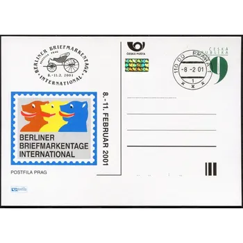 Poštovní známka Česká pošta (2001) CDV 64 O - P 68 - Berlin - razítko