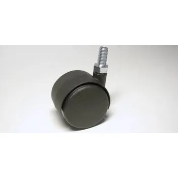 Nábytkové kování Nábytkové kolečko typu A + závit M8x16mm, celoplastové, průměr 40, černé