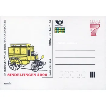 Poštovní známka Česká pošta (2000) CDV 41 ** - P 64 - Sindelfingen 2000