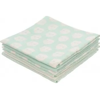 látková plena Jollein plena hydrofilní Sova zelená mix 6 ks