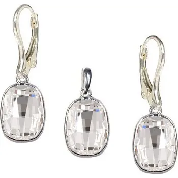 Souprava šperků Souprava Graphic Crystal (Dámská stříbrná souprava šperků)