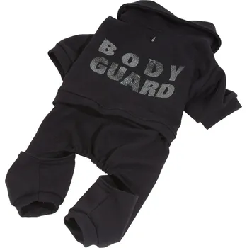 Obleček pro psa Teplákovka bodyguard (doprodej skladových zásob) - černá XL