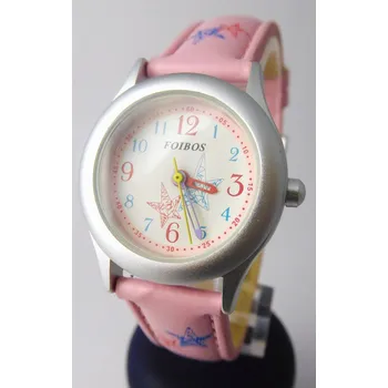 Hodinky Foibos Růžové dívčí dětské hodinky Foibos 1567.4 s barevnými motivy (Foibos Růžové dívčí dětské hodinky Foibos 1567.4 s barevnými motivy)