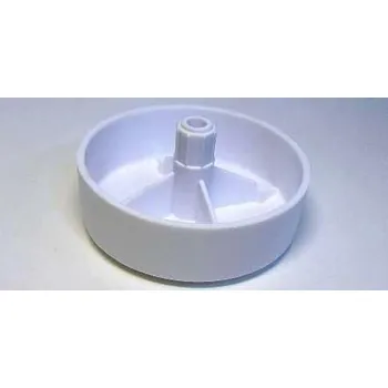 Celoplastový kluzák KUNC, průměr 60x20 mm, bílý