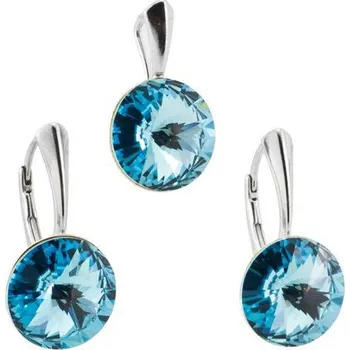 Souprava šperků Lafira stříbrná sada šperků Rivoli Aqua 1004