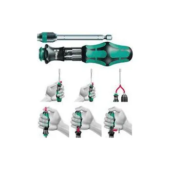 Wera Magnetický kompakt 28 SB, 1/4´´, souprava s osmi díly