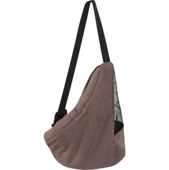 Taška pro psa a kočku Batoh Manon 23 x 38 x 49 cm, taška pro psy D95, hnědý melír