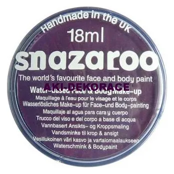 Speciální výtvarná barva Snazaroo Barva na obličej tmavě fialová 18 ml
