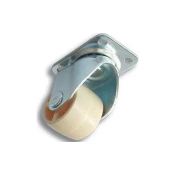 Nábytkové kování Kolečko otočné, nosnost 20 kg, barva slonová kost