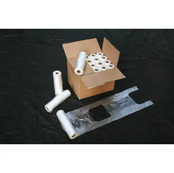 Sáček na potraviny Mikrotenová taška 3kg 22+12x40cm, rolovaná, čirá (250ks)