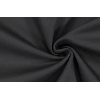 Kepr, montérkovina, pevná bavlněná textilie, tmavě šedá, látky, metráž