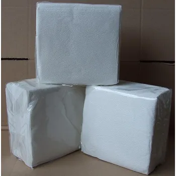 Toaletní papír Ubrousky 1-vrstvé, 33x33, bílé 100ks