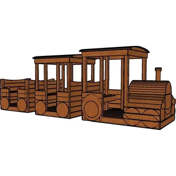 Vláček a vláčkodráha Dětský vláček s vagony Vladeko