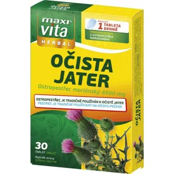 Přírodní produkt Maxi Vita Očista jater Ostropestřec 30 tbl.