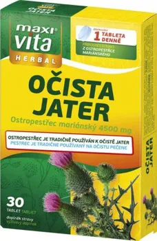 Přírodní produkt Maxi Vita Očista jater Ostropestřec 30 tbl.