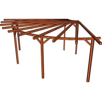 Pergola Pergola Linda 11 stojky 9 x 9 cm Vladeko